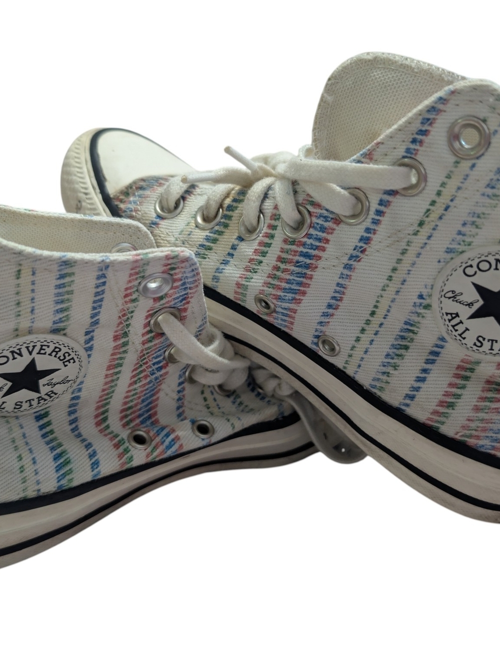 Converse Women's High Top Sneakers Summer Stripes